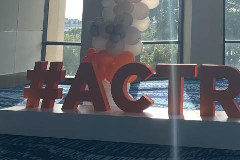 Écriteau apparaissant dans l’un des couloirs du Forum de l’ACTRIMS.