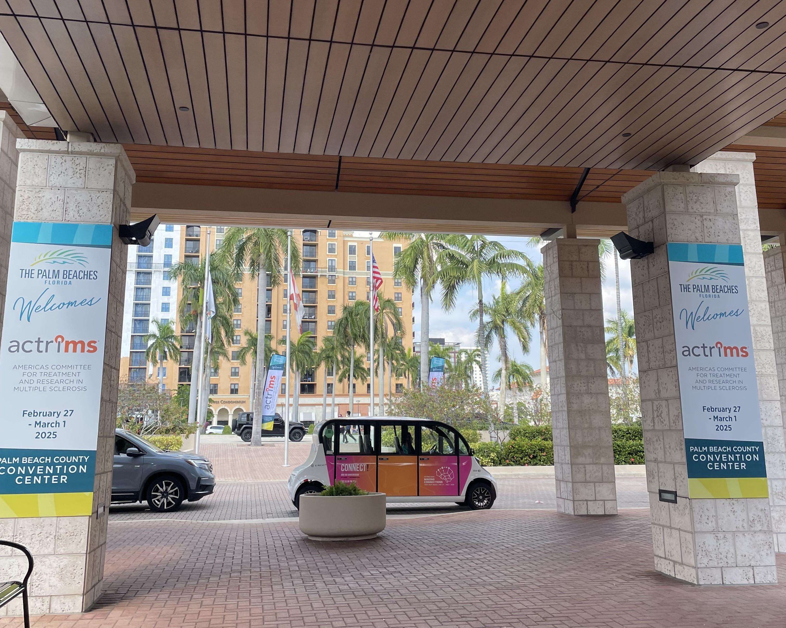 Site où s’est déroulé le Forum de l’ACTRIMS, à West Palm Beach, en Floride.