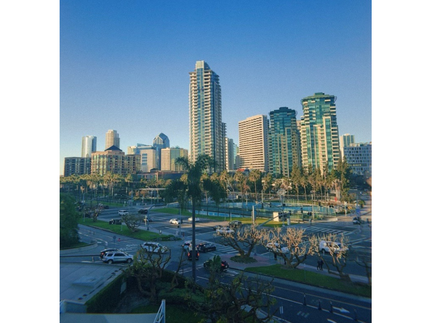 Vue de la ville de San Diego depuis l’immeuble où s’est tenu le Forum de l’ACTRIMS.