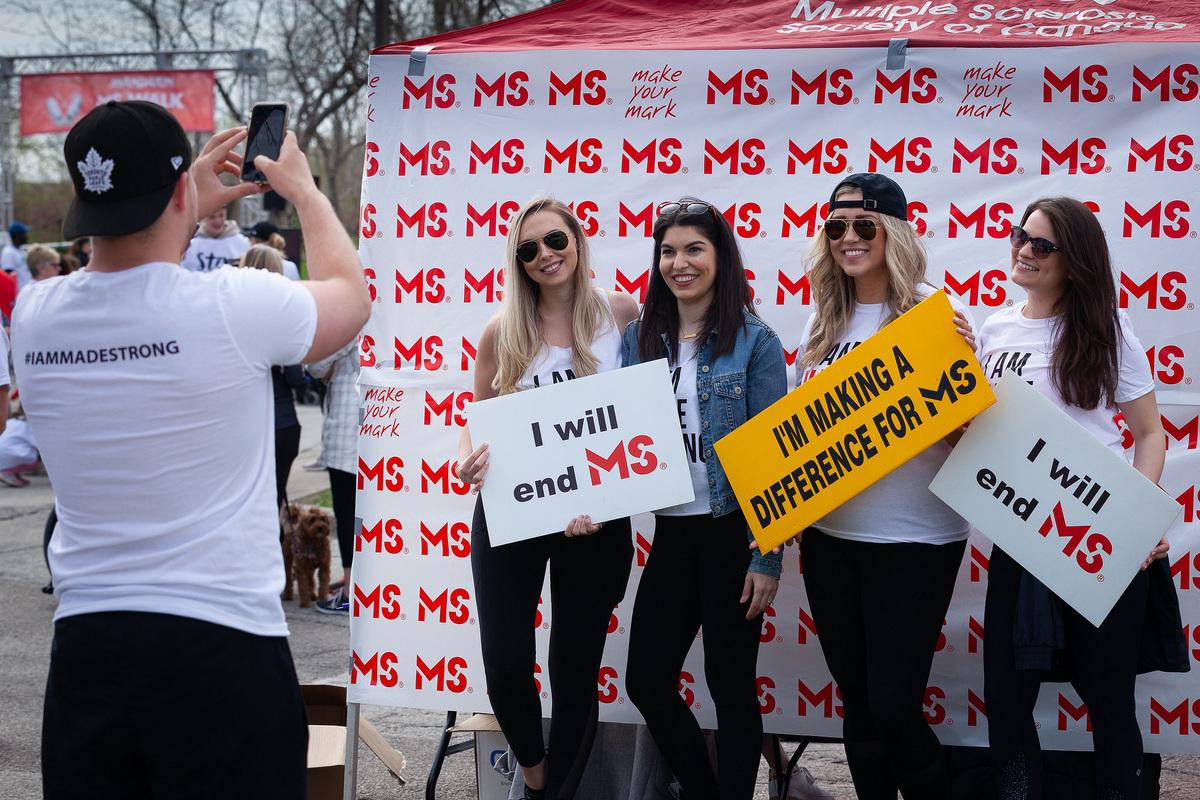 large photo of MS Walk participants